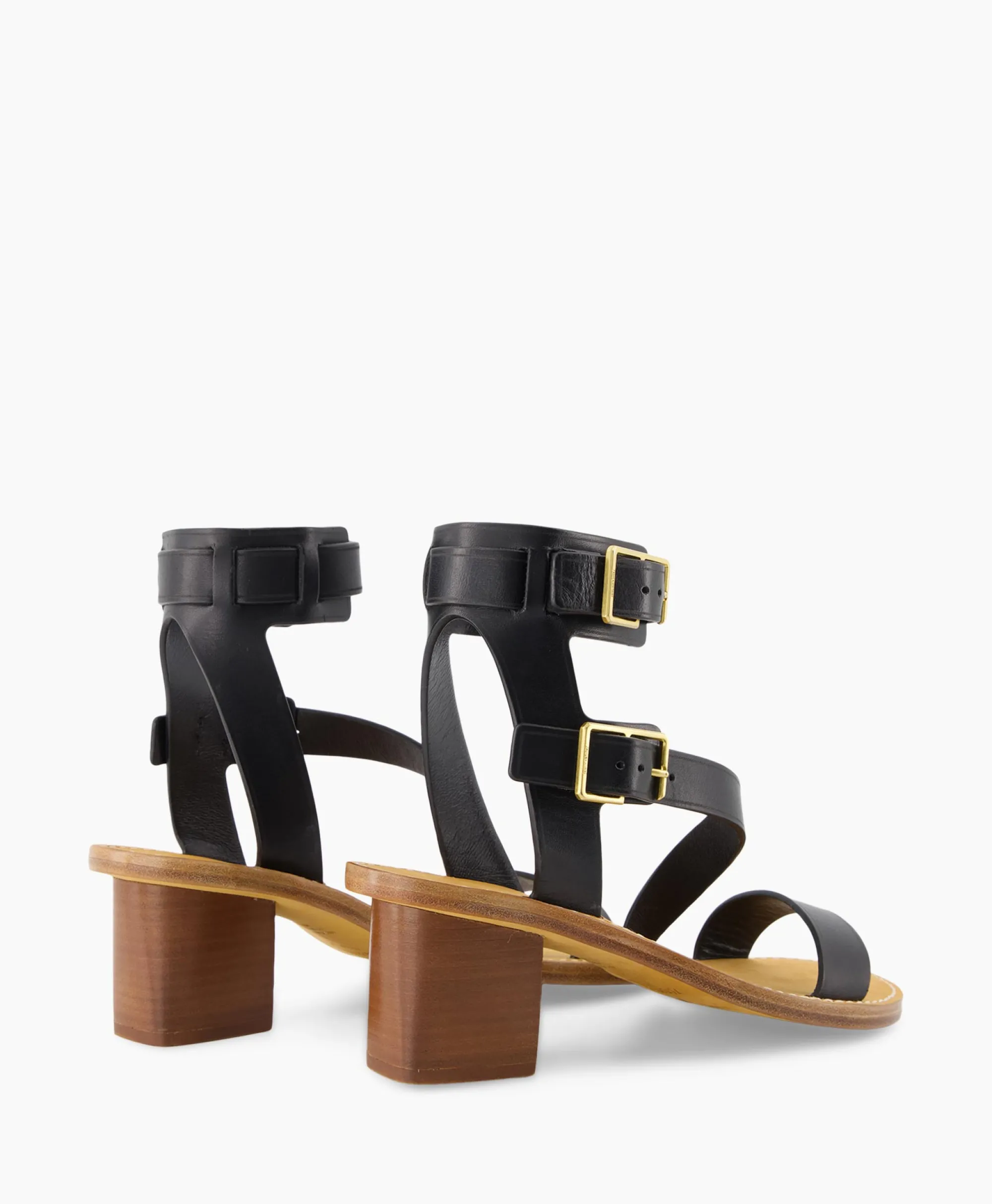 Zadig & Voltaire Zadig & Voltaire Sandaal Met Hak Cecilia Caprese Sandal Leather Zwart*Dames Sandalen