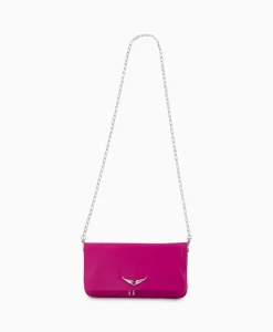 Zadig & Voltaire Zadig & Voltaire Schouder / Hand Tas Rock Eternal Smooth Calfskin Paars*Dames Tassen