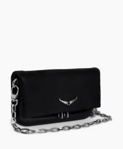 Zadig & Voltaire Zadig & Voltaire Schouder / Hand Tas Rock Eternal Smooth Calfskin Zwart*Dames Tassen