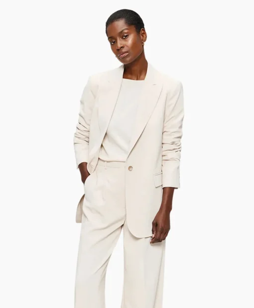 Zenggi Blazer Cool Panama Off White*Dames Blazers