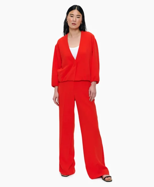 Zenggi Blazer Pofmouw Rood*Dames Blazers