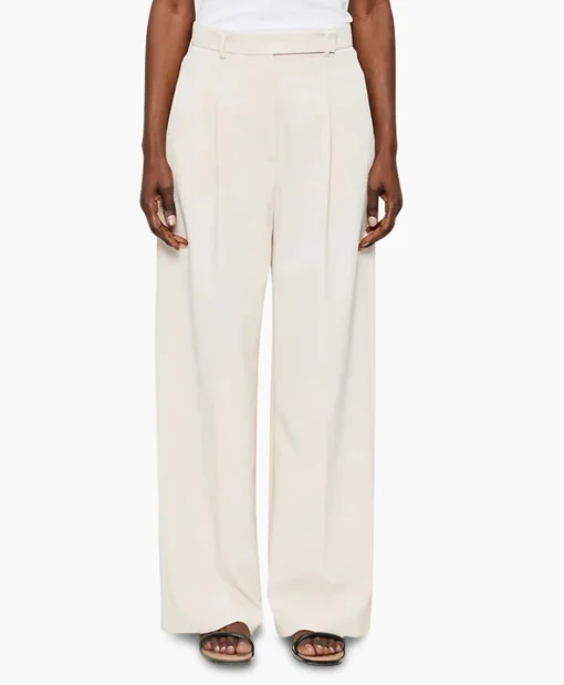 Zenggi Pantalon Cool Panama Off White*Dames Broeken