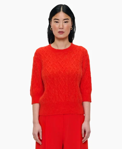 Zenggi Top Cable Rood*Dames Truien