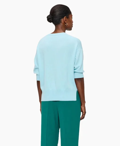 Zenggi Top Relaxed Short Sleeve Aqua*Dames T-Shirts & Tops