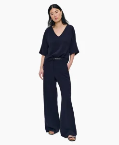 Zenggi Tuniek V-Neck Donker Blauw*Dames Tunieken